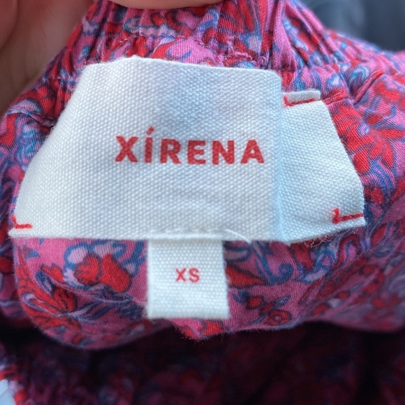 Xirena pink floral mini skirt cotton, XS - Picture 9 of 9